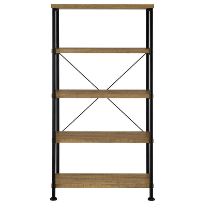 Analiese 63-inch 4-shelf Bookshelf Mango