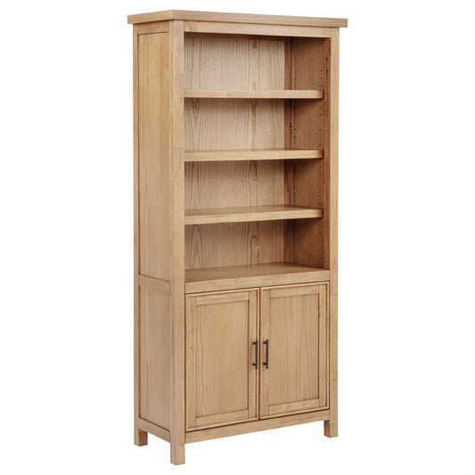 Vermes 72-inch 2-door Home Office Cabinet Bookcase Light Ash - The Sleep Loft - Online Mattress Showroom NYC