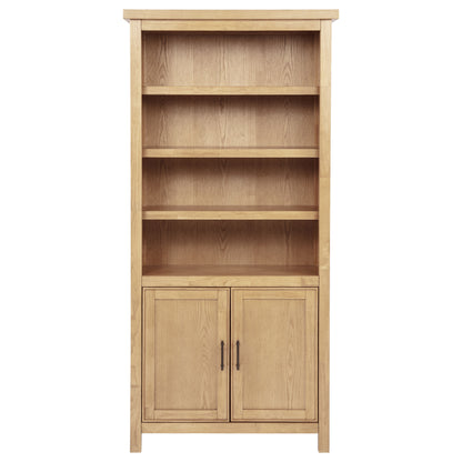 Vermes 72-inch 2-door Home Office Cabinet Bookcase Light Ash