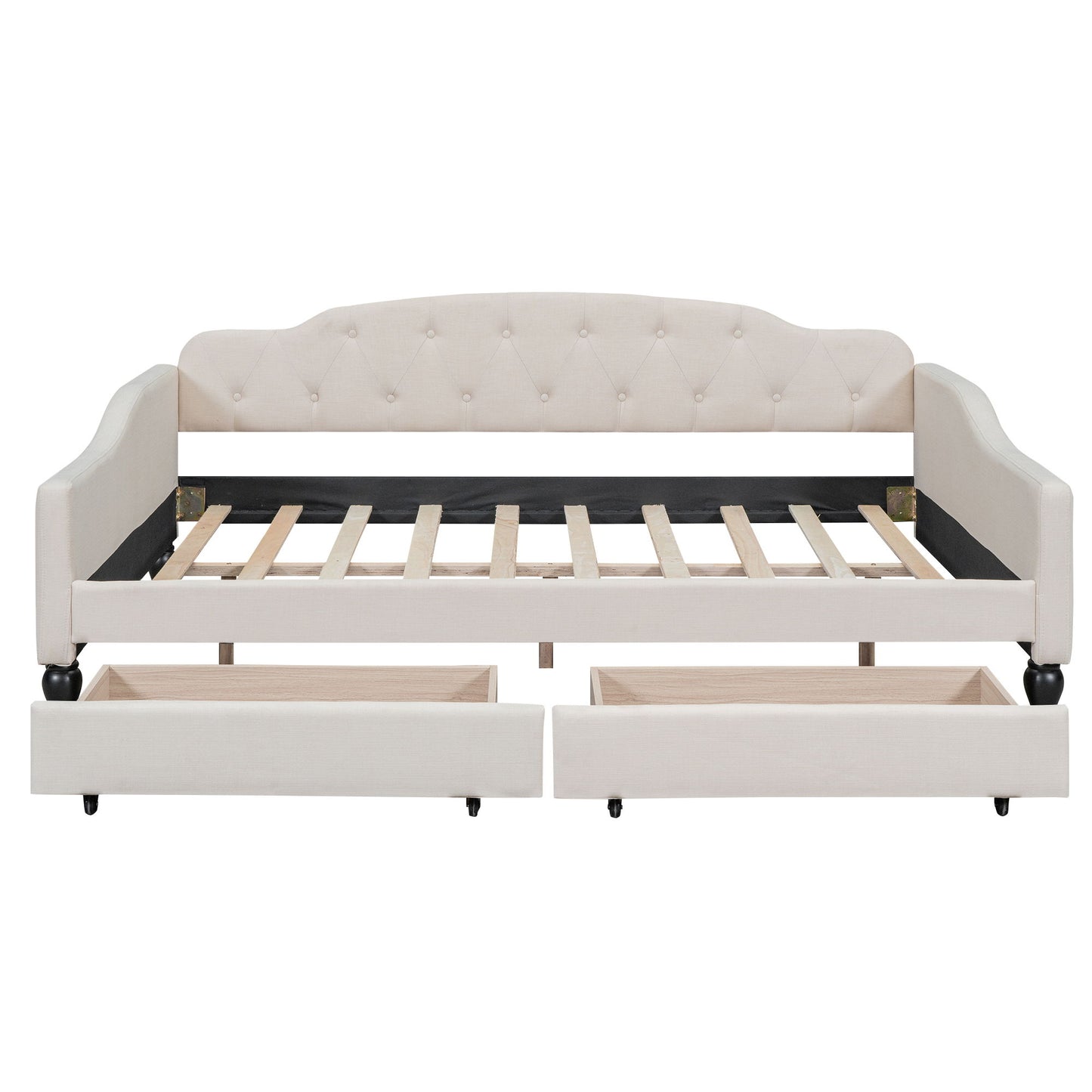 Upholstered Tufted Daybed - The Sleep Loft - Online Mattress Showroom NYC