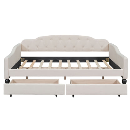 Upholstered Tufted Daybed - The Sleep Loft - Online Mattress Showroom NYC