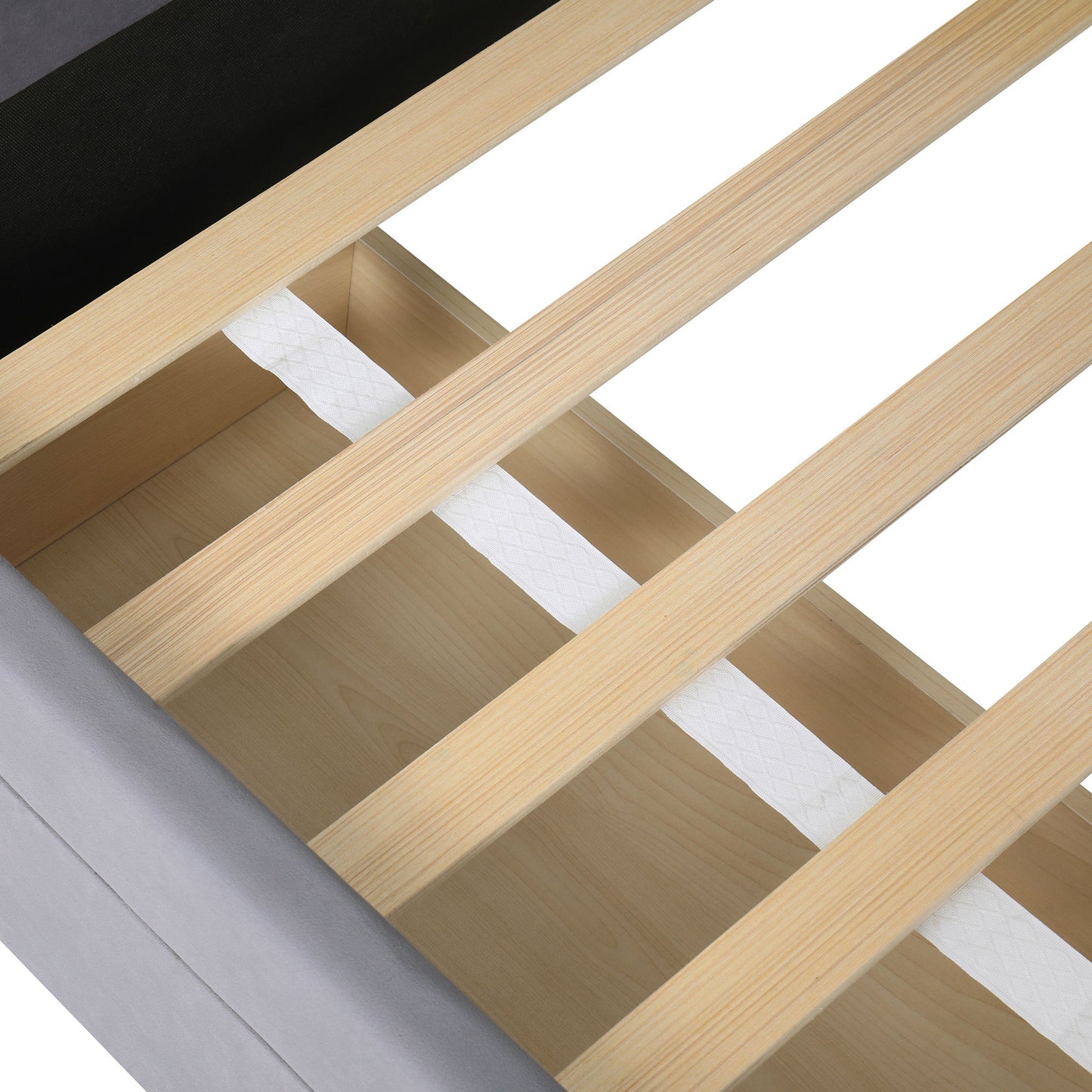 Luxurious Upholstered Platform Bed With Storage Drawers - The Sleep Loft - Online Mattress Showroom NYC