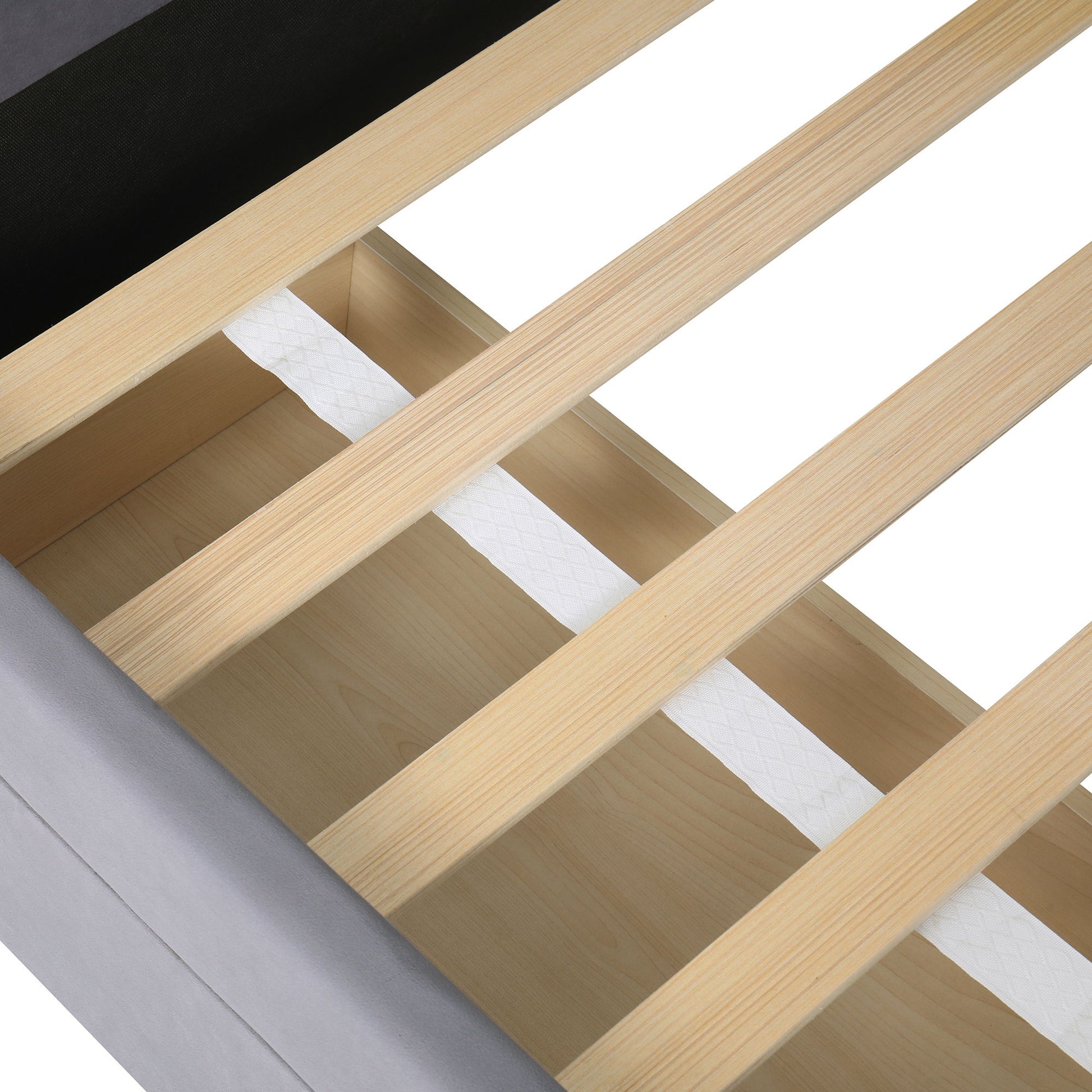 Luxurious Upholstered Platform Bed With Storage Drawers - The Sleep Loft - Online Mattress Showroom NYC