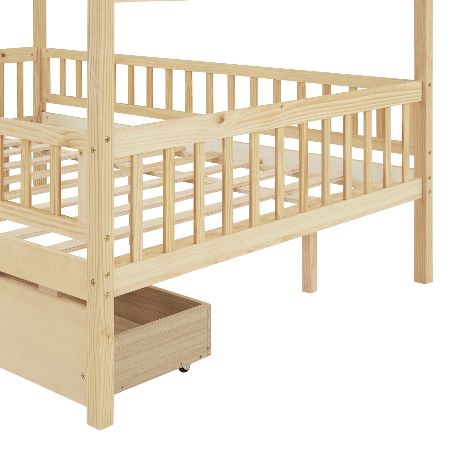 House Bed With 2 Drawers - The Sleep Loft - Online Mattress Showroom NYC