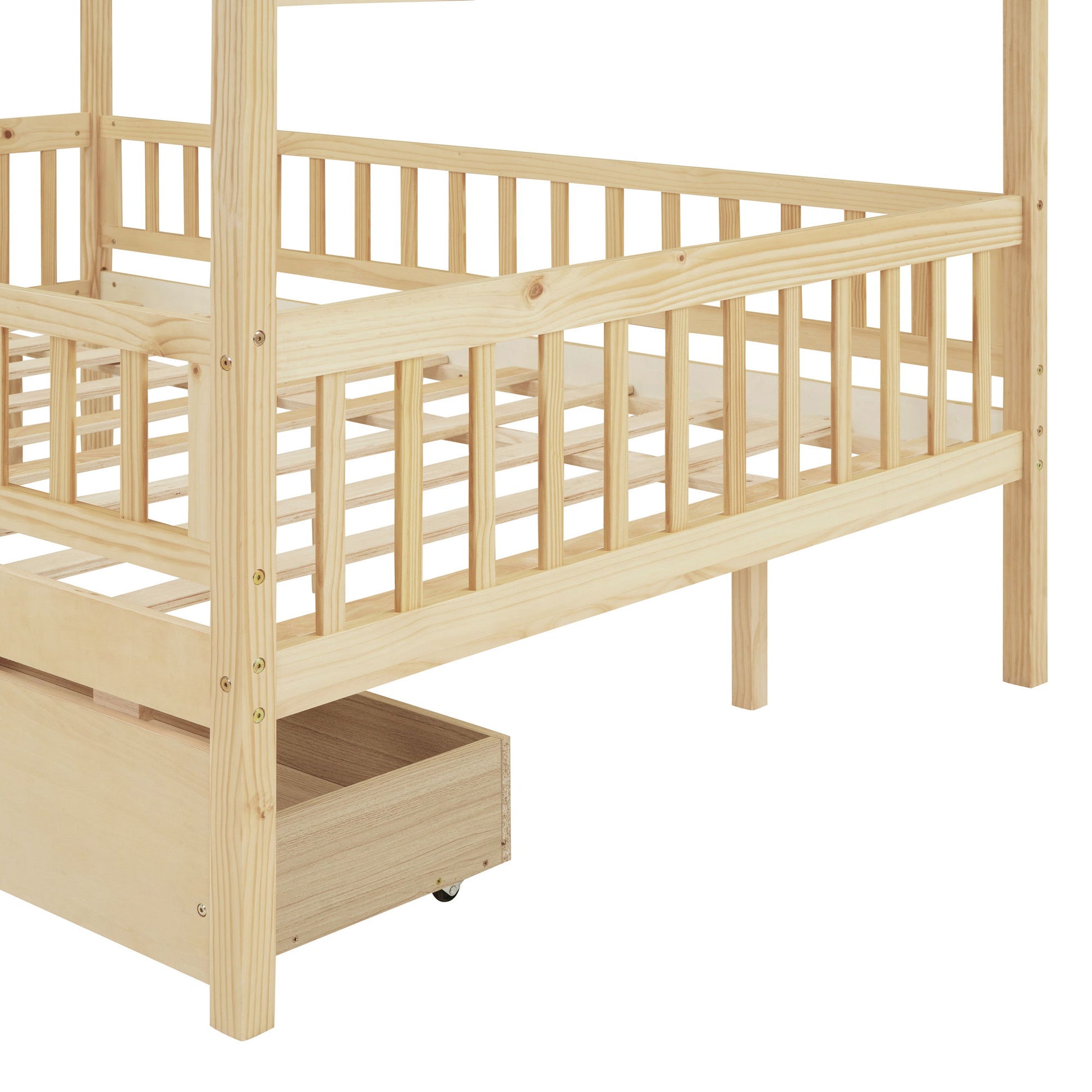 House Bed With 2 Drawers - The Sleep Loft - Online Mattress Showroom NYC
