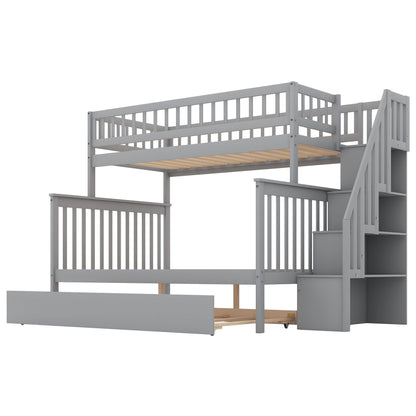 Bunk Bed With Staircase - The Sleep Loft - Online Mattress Showroom NYC