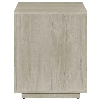 Loomis 3-drawer Home Office File Cabinet Whitewashed Grey