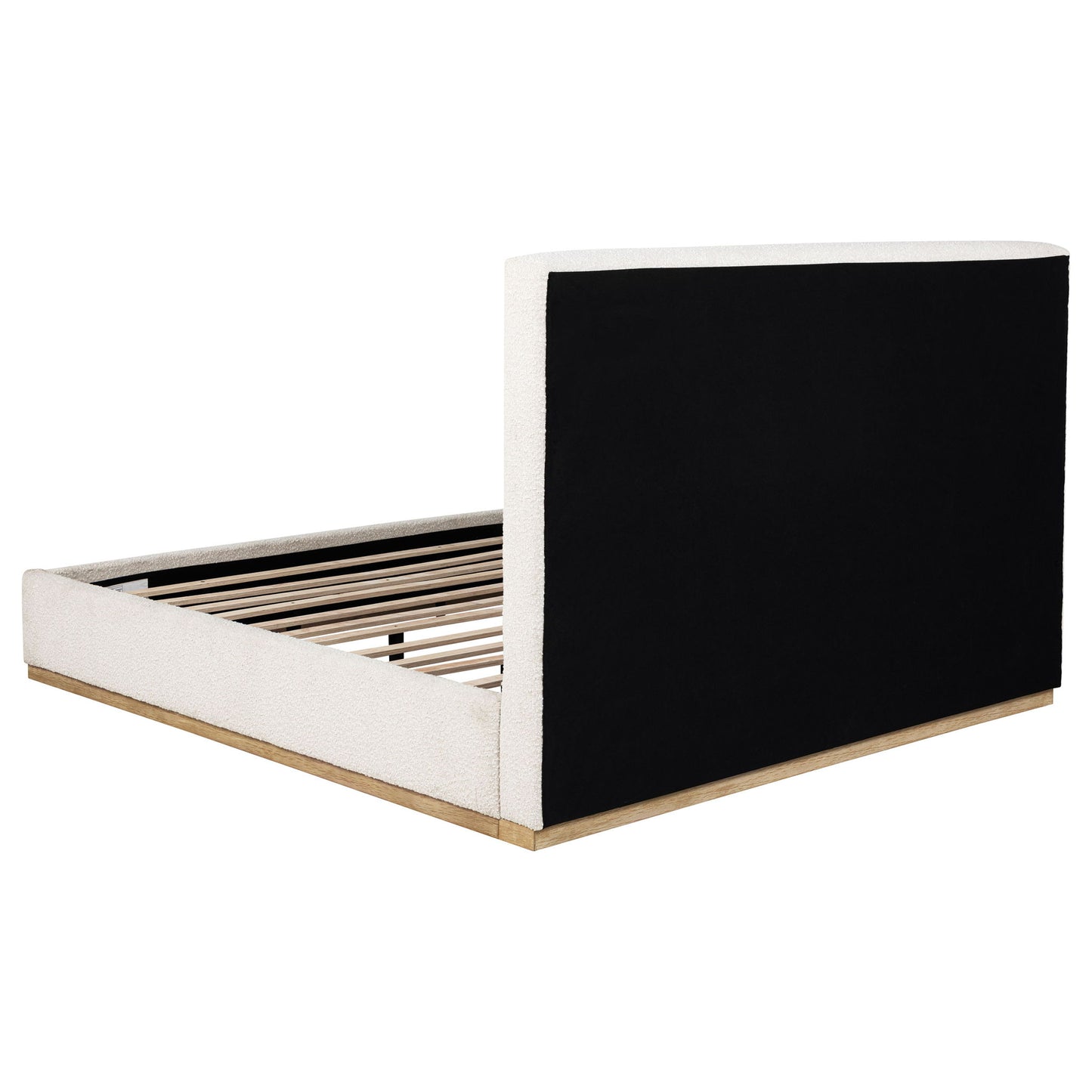 Talbot - Eastern King Platform Bed With Elevated Headboard - Cream - The Sleep Loft - Online Mattress Showroom NYC