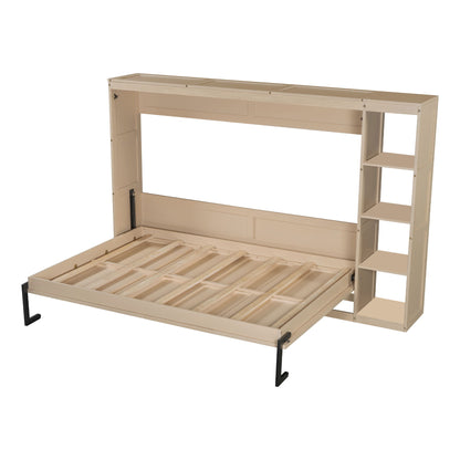 Murphy Bed With Bookshelf And Storage - The Sleep Loft - Online Mattress Showroom NYC