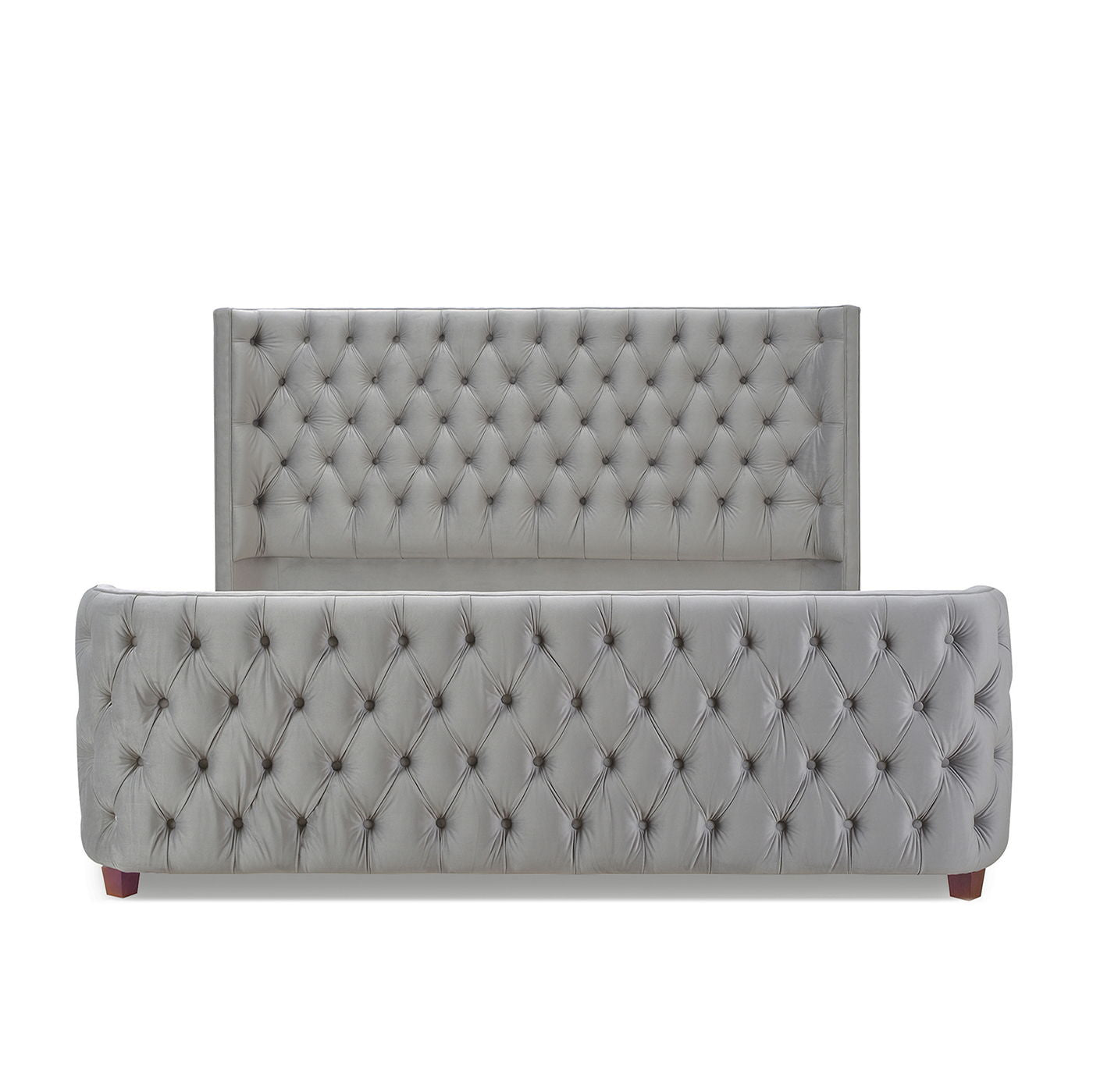 Brooklyn - Tufted Panel Bed Headboard And Footboard Set - The Sleep Loft - Online Mattress Showroom NYC