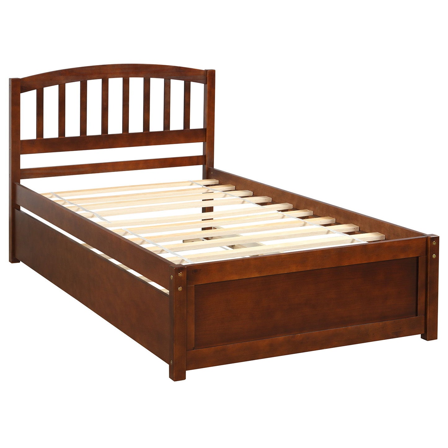 Platform Bed Wood Bed Frame With Trundle - The Sleep Loft - Online Mattress Showroom NYC