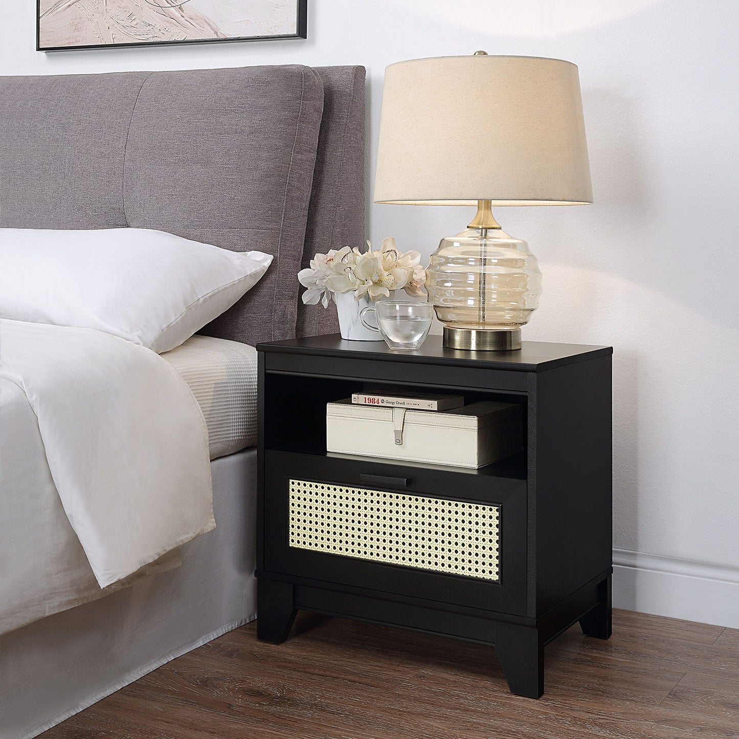 Sheridan - Nightstand With 1 Drawer - The Sleep Loft - Online Mattress Showroom NYC