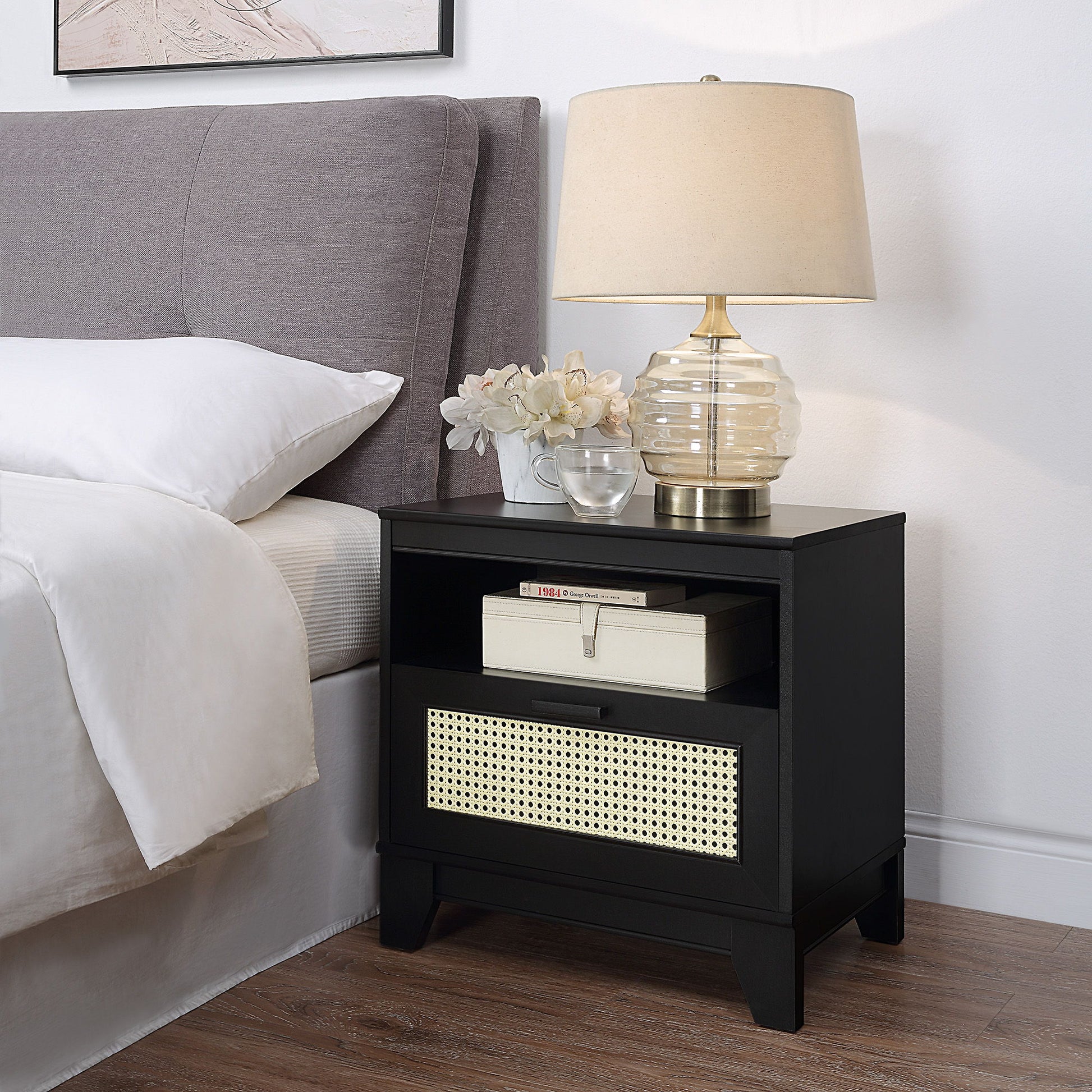 Sheridan - Nightstand With 1 Drawer - The Sleep Loft - Online Mattress Showroom NYC