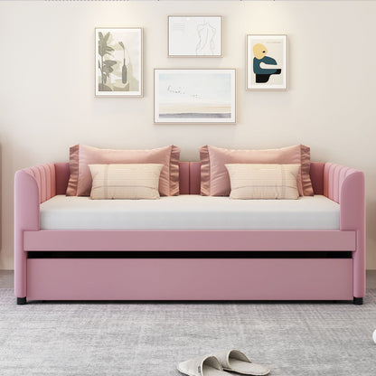Upholstered Daybed With Ergonomic Design Backrest - The Sleep Loft - Online Mattress Showroom NYC