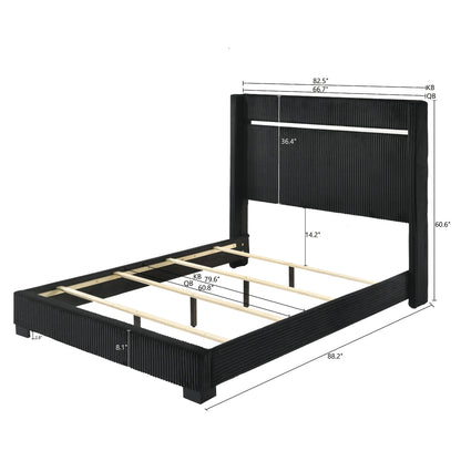 Contemporary Upholstered Bed - The Sleep Loft - Online Mattress Showroom NYC