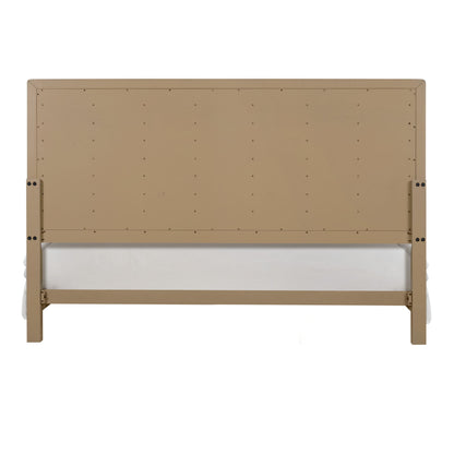 Panel Bed Frame With Unique Headboard And Included Slats - The Sleep Loft - Online Mattress Showroom NYC