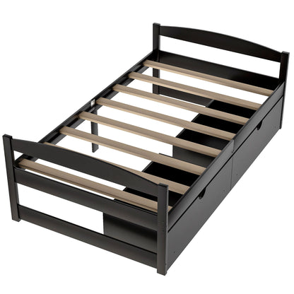 Platform Bed With 2 Drawers - The Sleep Loft - Online Mattress Showroom NYC