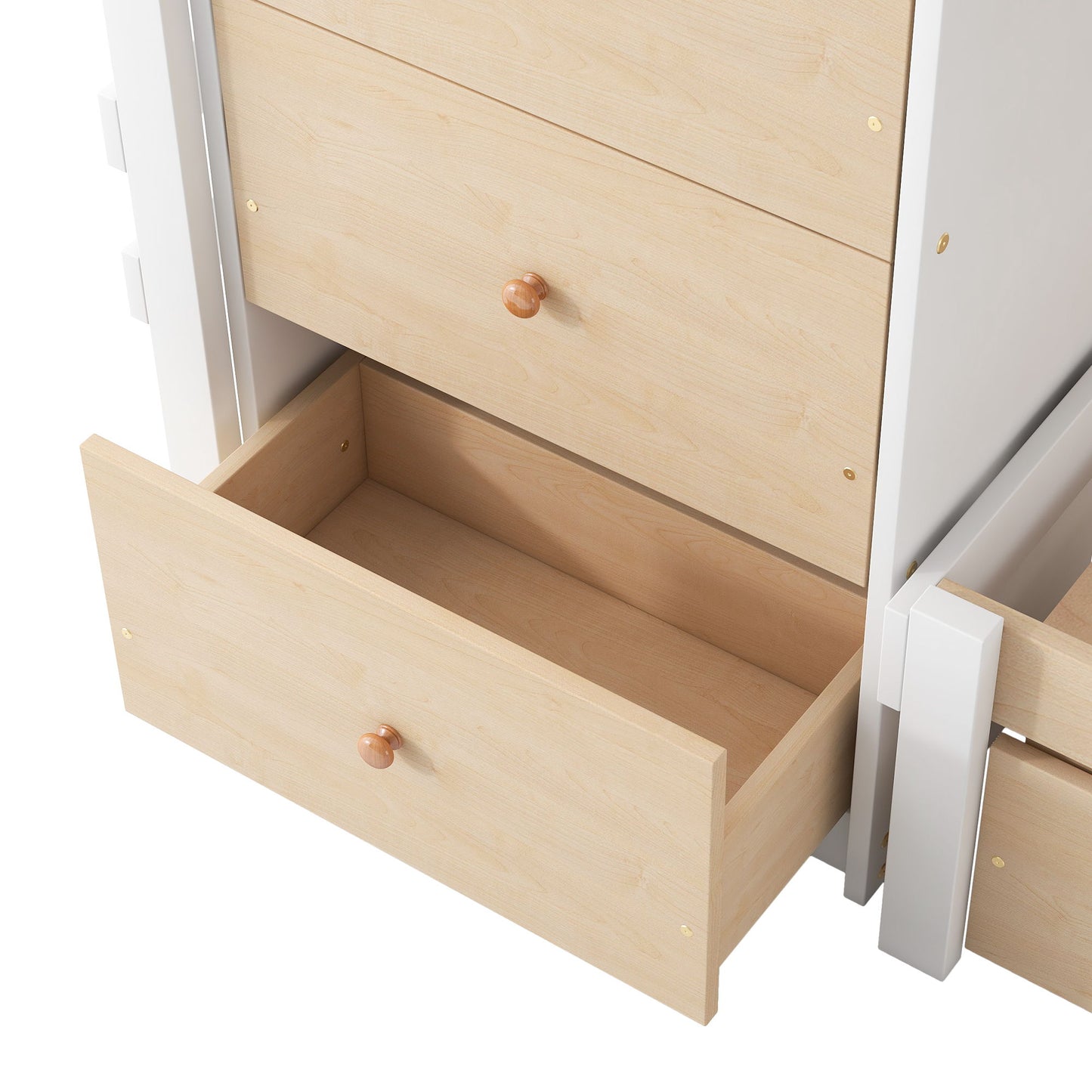 Loft Bunk Bed With Drawers And Ladder - The Sleep Loft - Online Mattress Showroom NYC