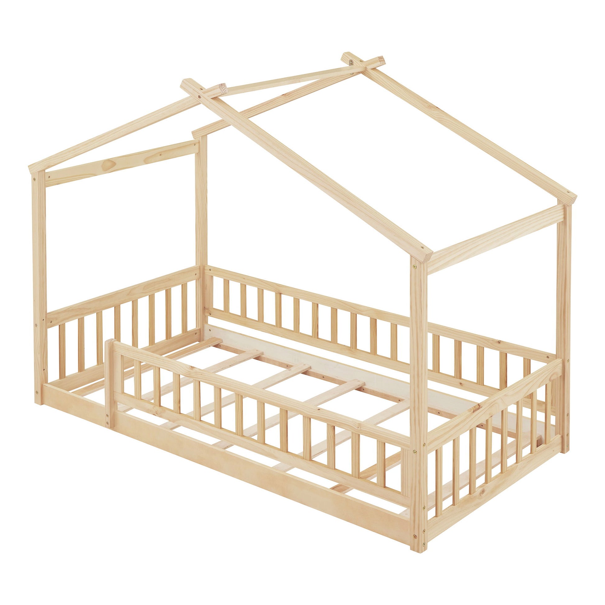Bed House Bed Frame With Fence - The Sleep Loft - Online Mattress Showroom NYC