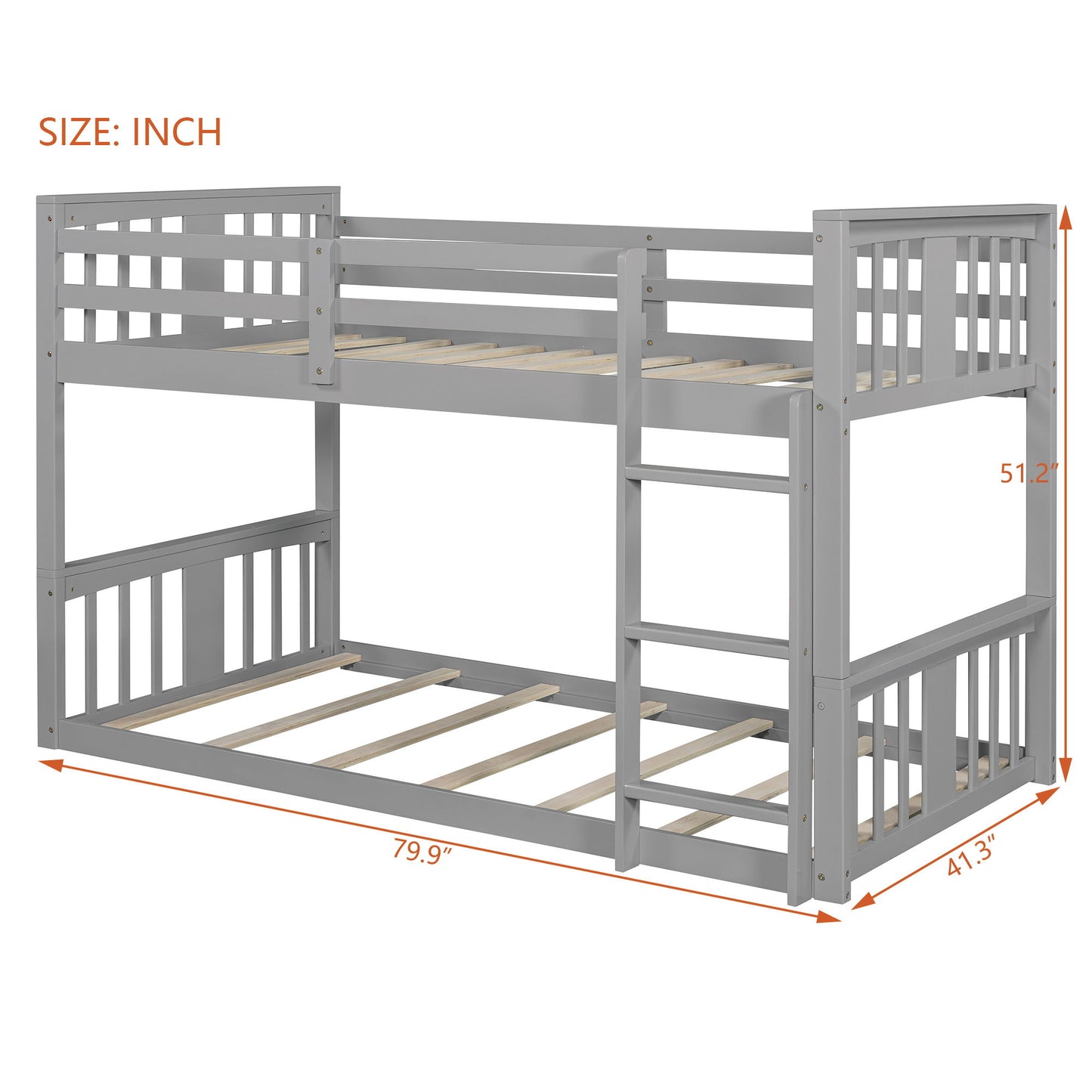 Solid Construction Bunk Bed & Ladder - The Sleep Loft - Online Mattress Showroom NYC