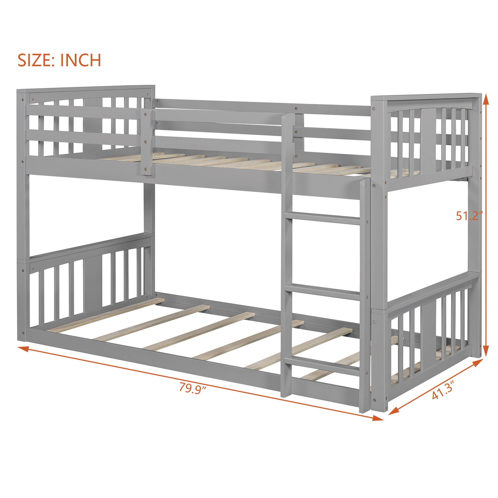 Solid Construction Bunk Bed & Ladder - The Sleep Loft - Online Mattress Showroom NYC
