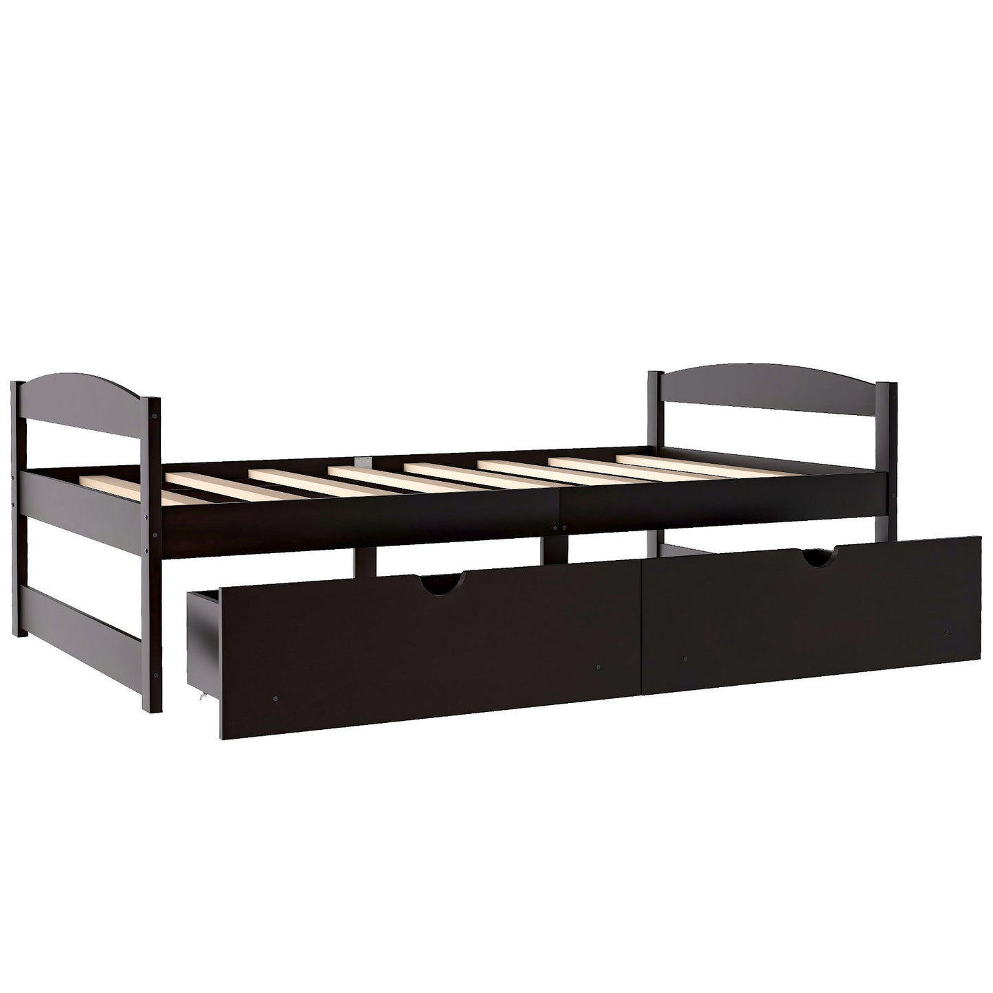 Platform Bed With 2 Drawers - The Sleep Loft - Online Mattress Showroom NYC
