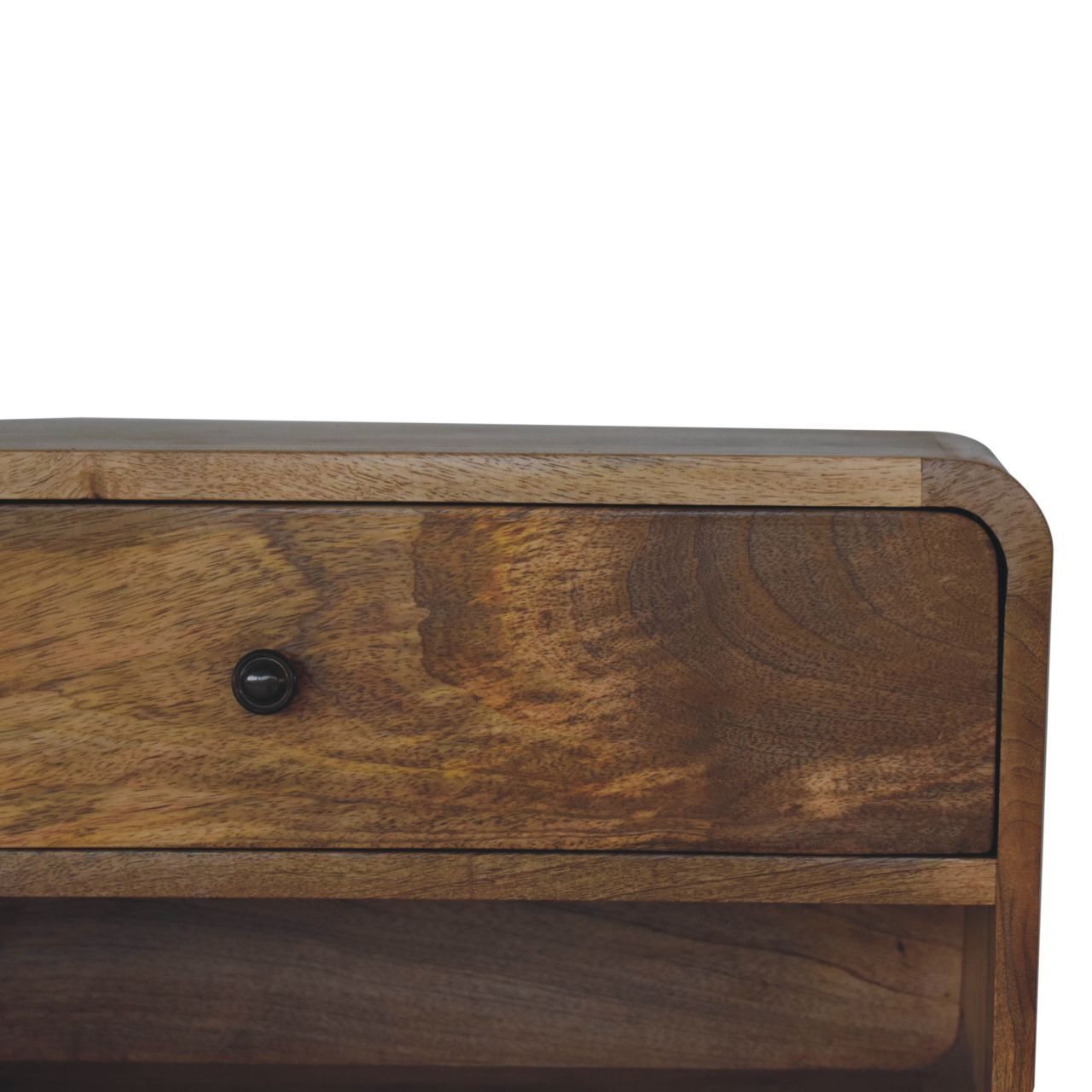 Curve Upper Slot Floating Nightstand - The Sleep Loft - Online Mattress Showroom NYC