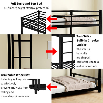 Bunk Bed With Noise Reduction And Safety Guardrail - The Sleep Loft - Online Mattress Showroom NYC