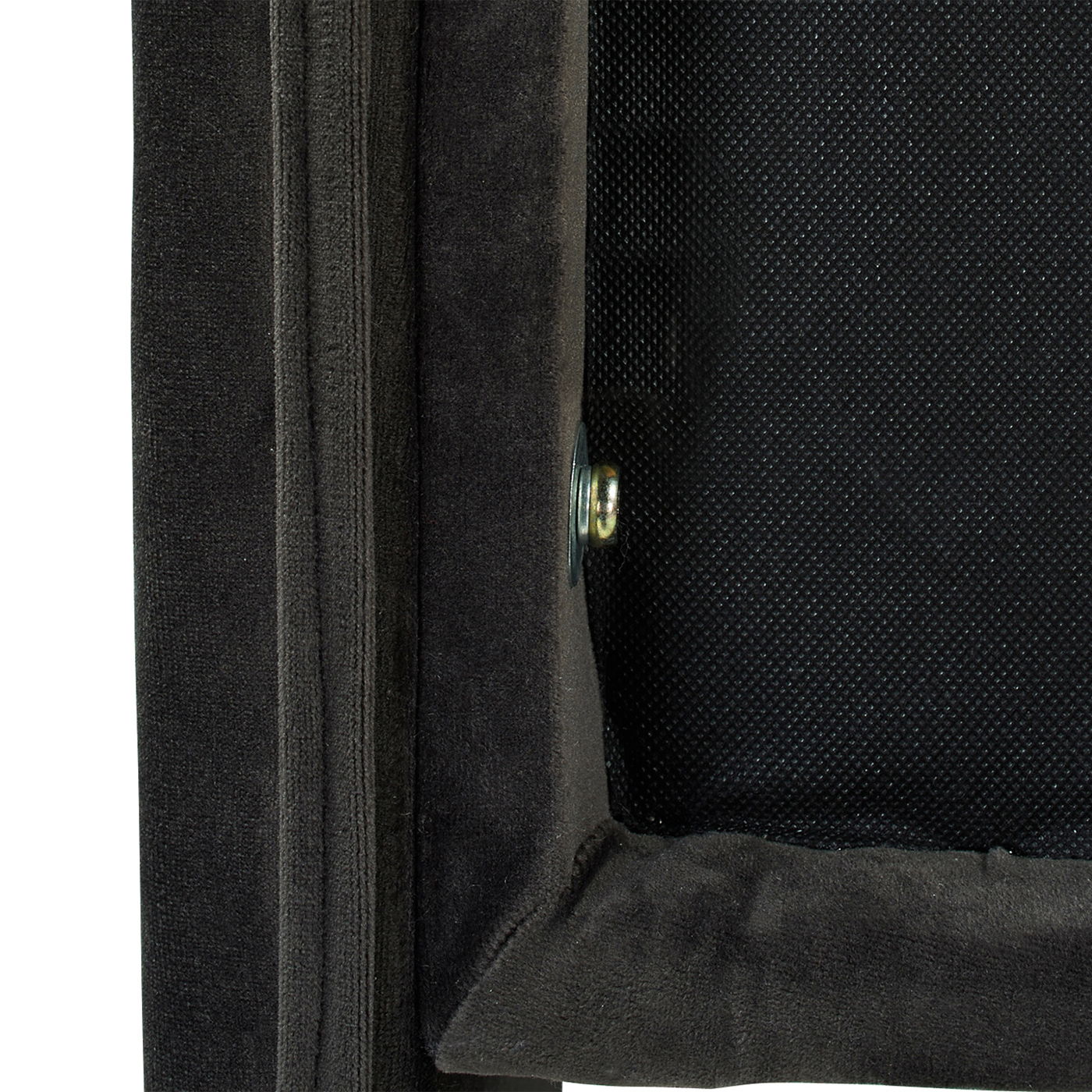 David - King Tufted Wingback Bed - Dark Charcoal Gray - The Sleep Loft - Online Mattress Showroom NYC