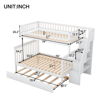 Bunk Bed With Staircase - The Sleep Loft - Online Mattress Showroom NYC