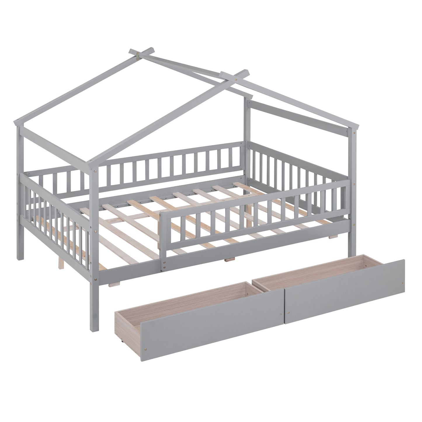 House Bed With 2 Drawers - The Sleep Loft - Online Mattress Showroom NYC