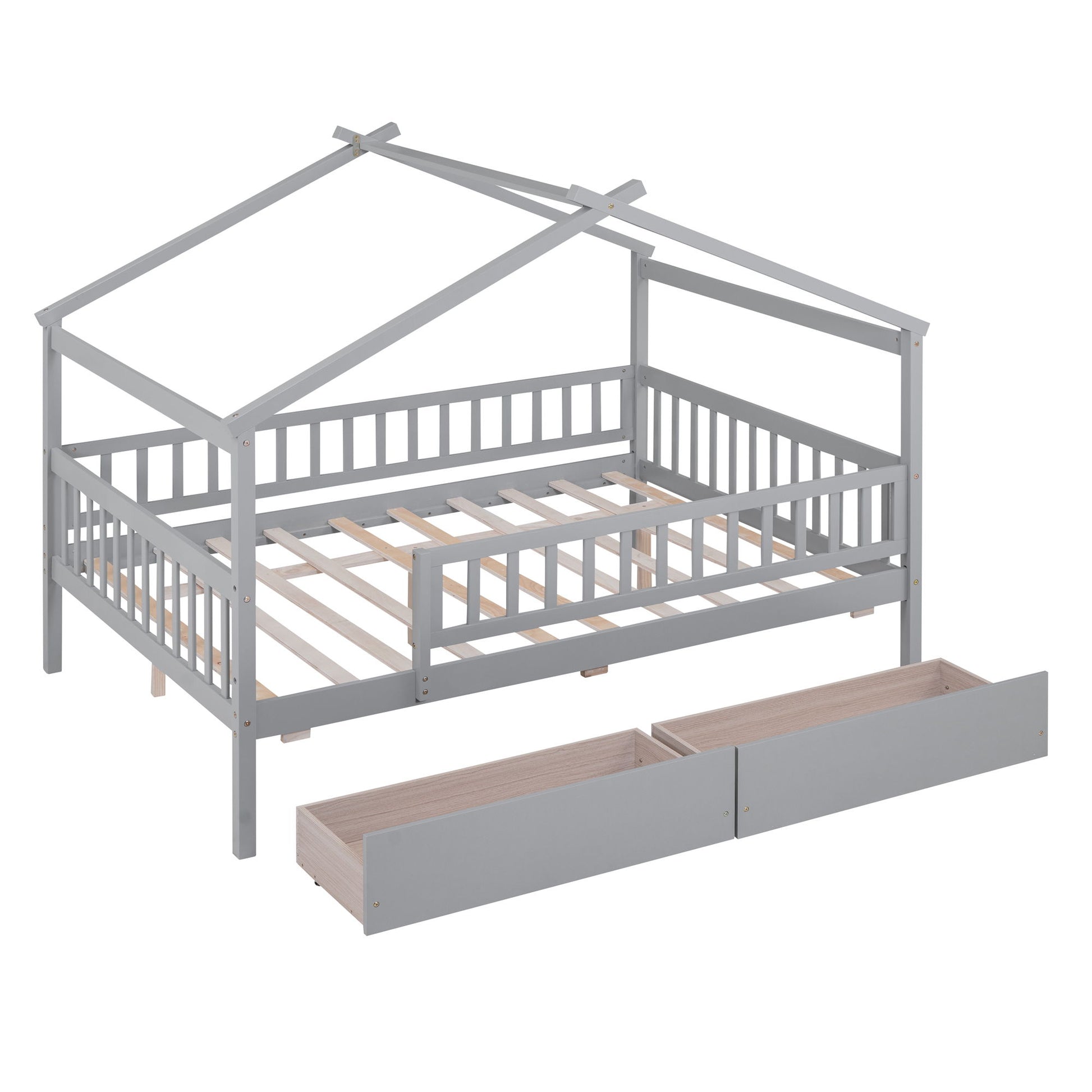 House Bed With 2 Drawers - The Sleep Loft - Online Mattress Showroom NYC