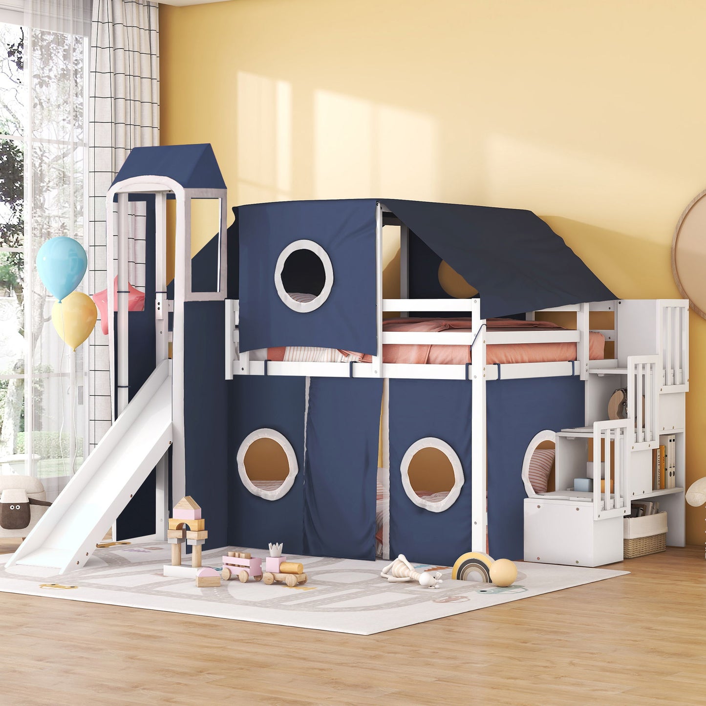 Loft Bed With Tent And Tower - The Sleep Loft - Online Mattress Showroom NYC