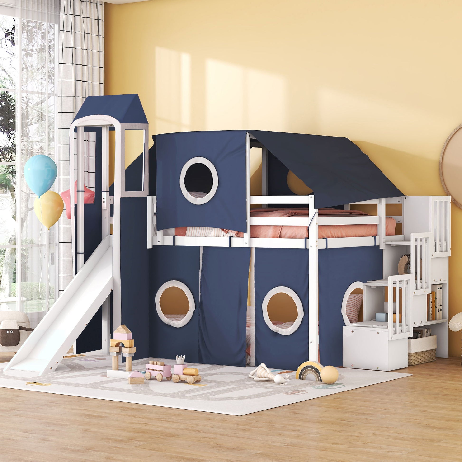 Loft Bed With Tent And Tower - The Sleep Loft - Online Mattress Showroom NYC