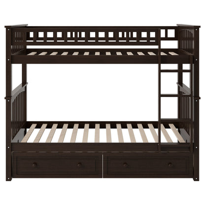 Bunk Bed With Drawers, Convertible Design - The Sleep Loft - Online Mattress Showroom NYC