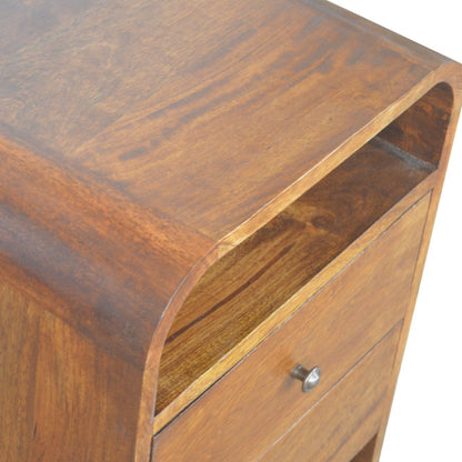 Curve Drawer Nightstand - The Sleep Loft - Online Mattress Showroom NYC