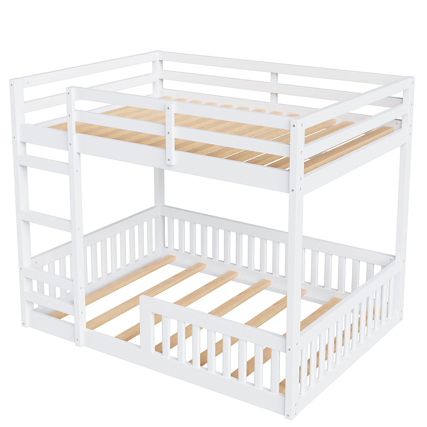 Stylish Bunk Bed With Ladder And Guardrails - The Sleep Loft - Online Mattress Showroom NYC