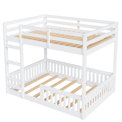Stylish Bunk Bed With Ladder And Guardrails - The Sleep Loft - Online Mattress Showroom NYC