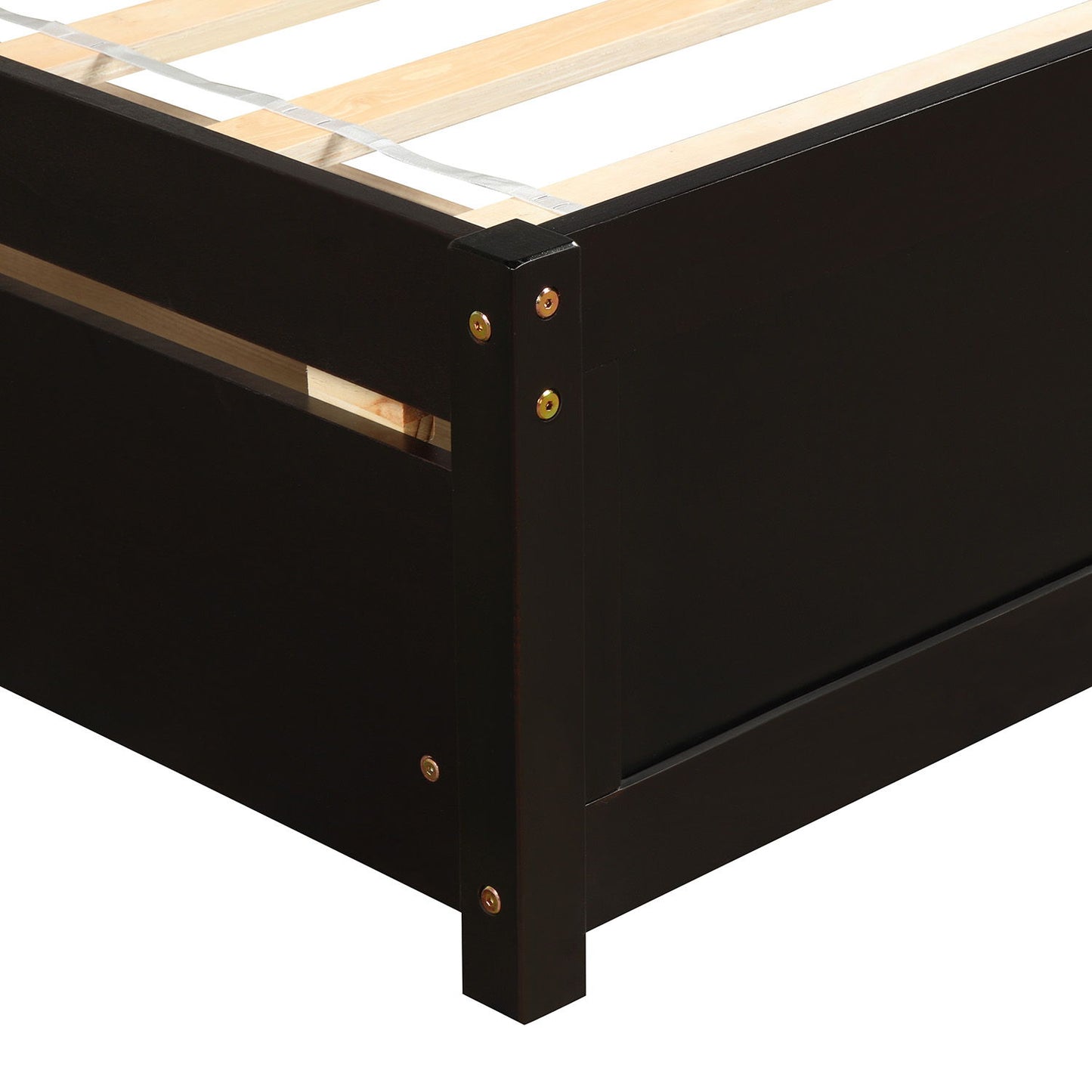 Platform Storage Bed Wood Bed Frame With Two Drawers And Headboard - The Sleep Loft - Online Mattress Showroom NYC