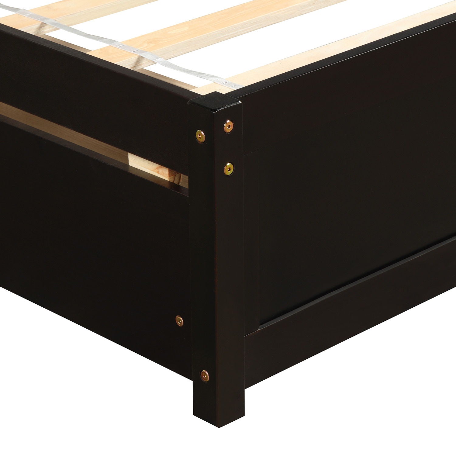 Platform Storage Bed Wood Bed Frame With Two Drawers And Headboard - The Sleep Loft - Online Mattress Showroom NYC