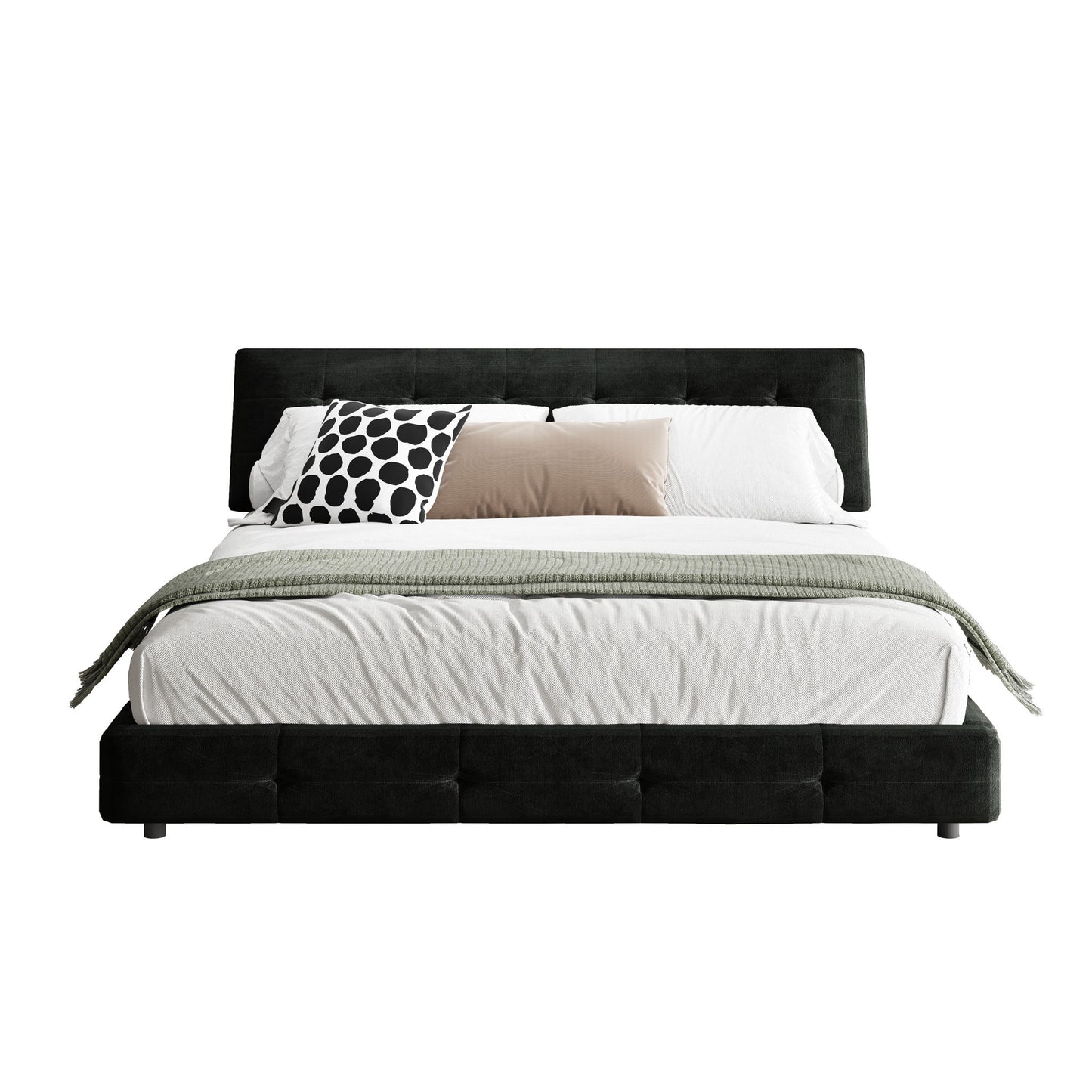 Tufted Headboard With Extra-Large Ultra-Soft Cloud Pillow Design - The Sleep Loft - Online Mattress Showroom NYC