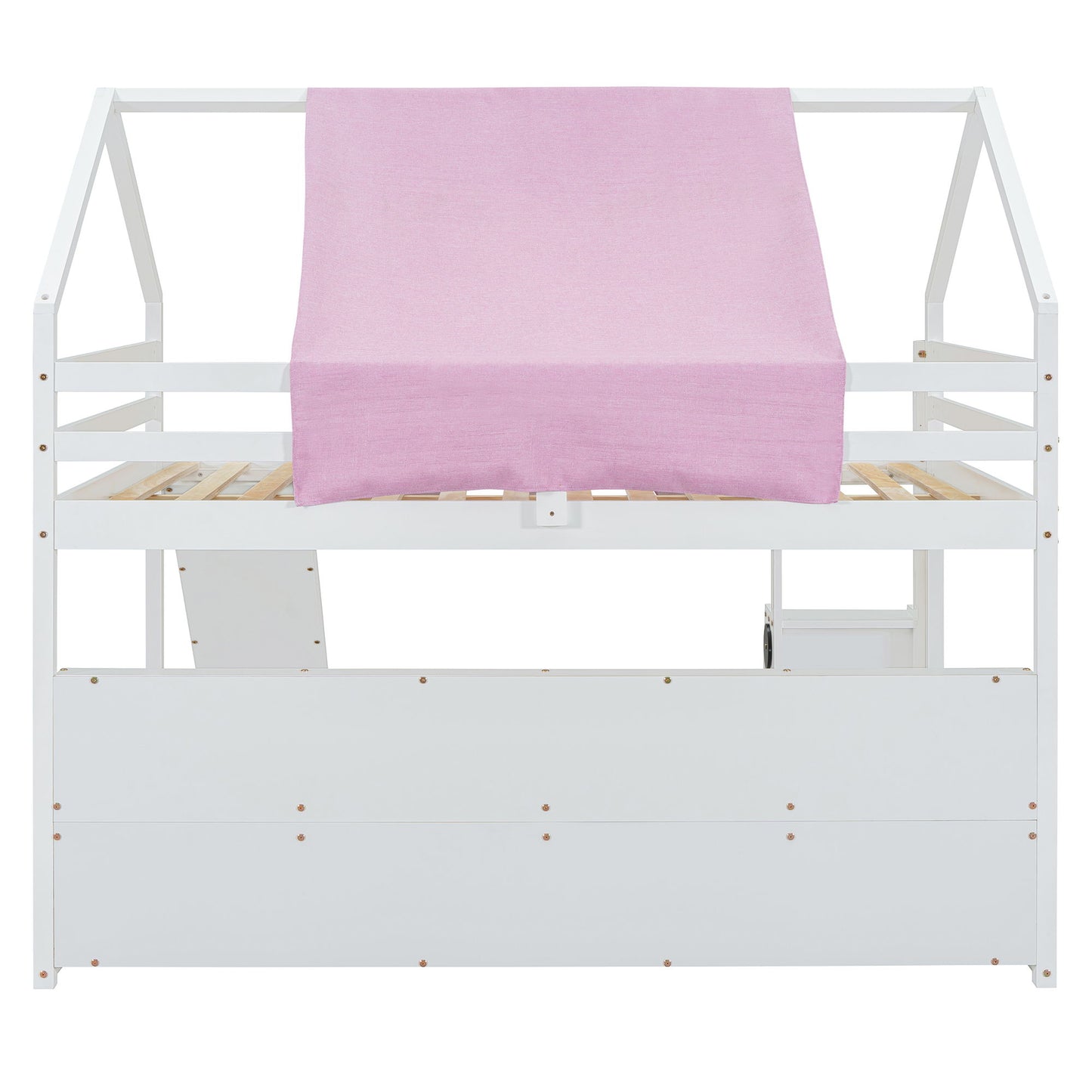 Loft Bed With House Shaped Frame And Tent - The Sleep Loft - Online Mattress Showroom NYC