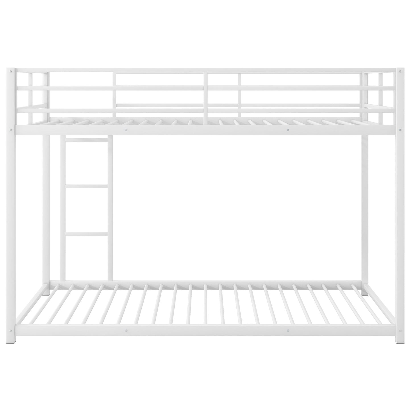 Metal Bunk Bed, Low Bunk Bed With Ladder - The Sleep Loft - Online Mattress Showroom NYC