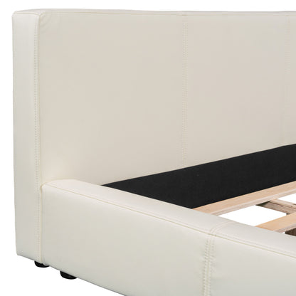 Stylish Upholstered Bed With Birch Wood Frame - The Sleep Loft - Online Mattress Showroom NYC