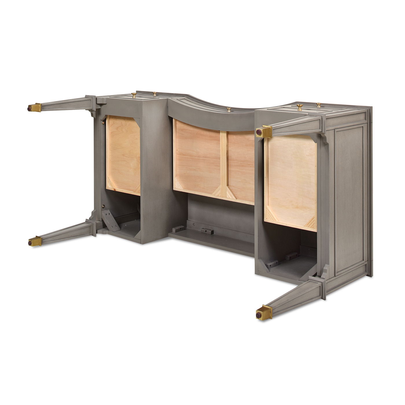 Dauphin - 5 Drawer Executive Desk - The Sleep Loft - Online Mattress Showroom NYC