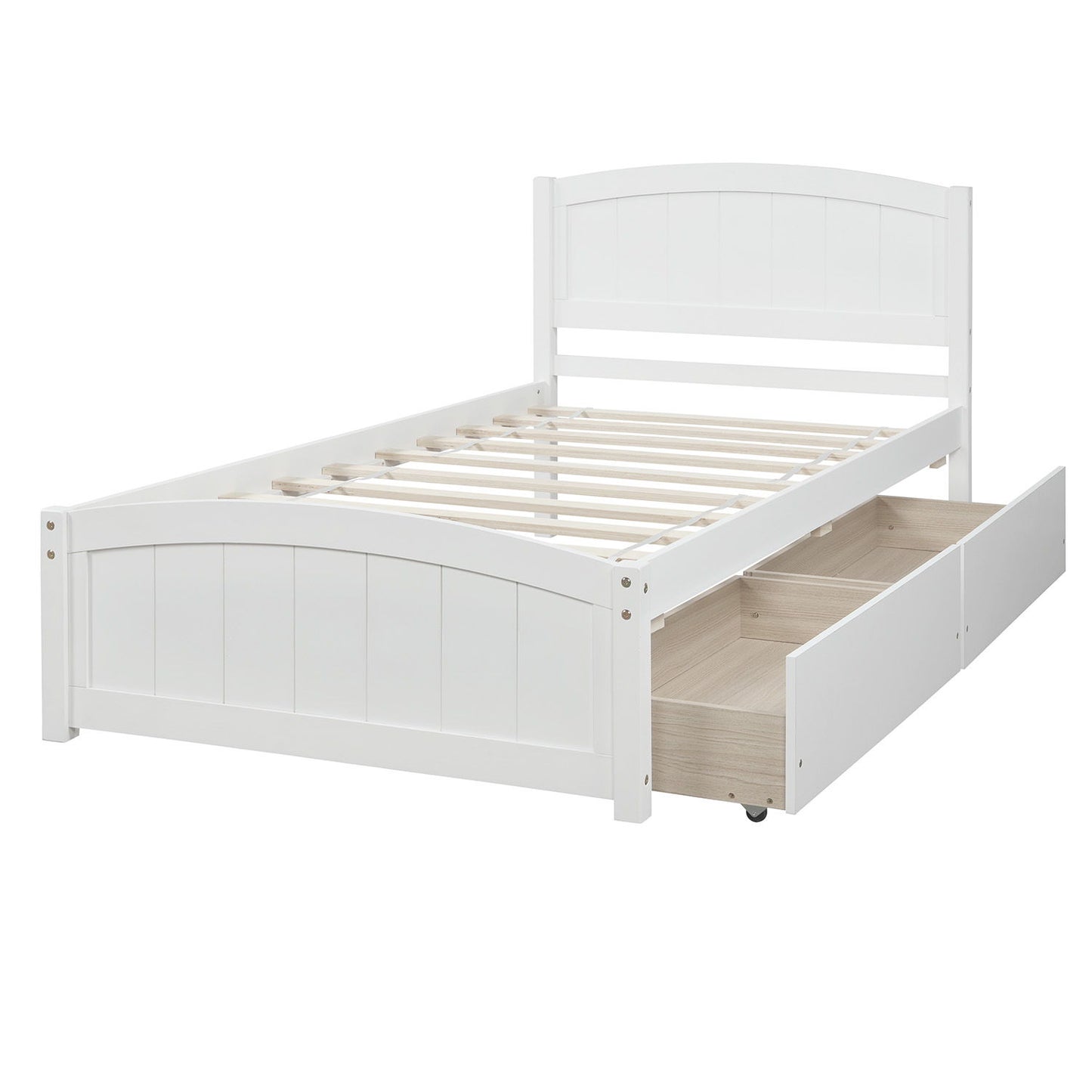 Platform Bed & Headboard, Footboard And Wood Slat Support - The Sleep Loft - Online Mattress Showroom NYC