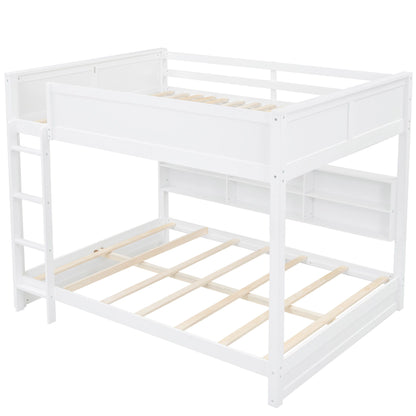 Bunk Bed With Storage Cabinets And USB Ports - The Sleep Loft - Online Mattress Showroom NYC