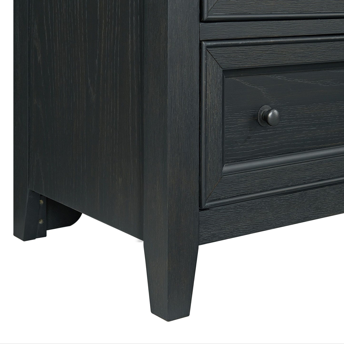 3 Drawer Nightstand With USB Charging Port