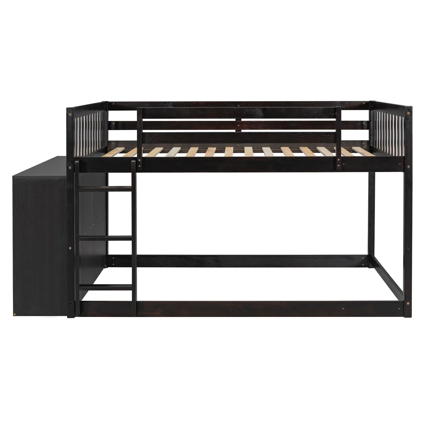 Bunk Bed With 4 Drawers And 3 Shelves - The Sleep Loft - Online Mattress Showroom NYC