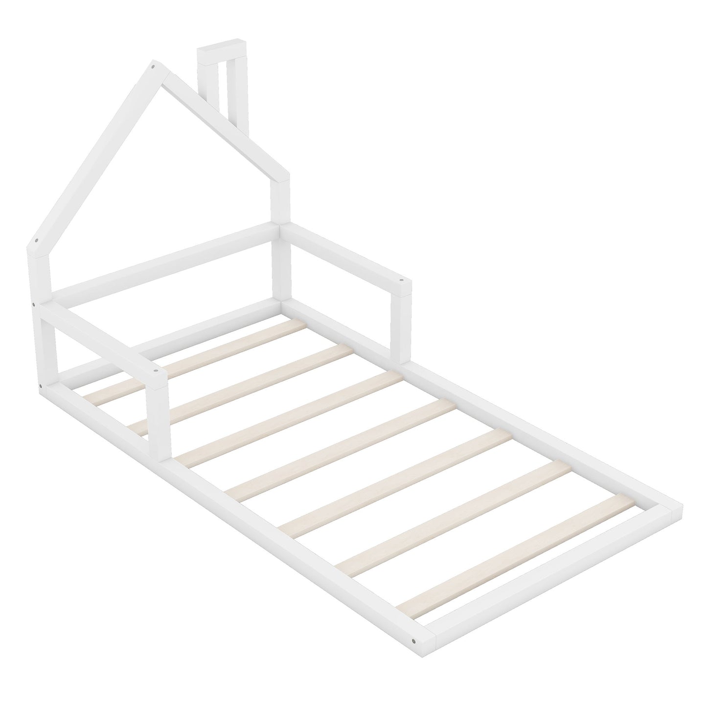 Floor Bed With House Shaped Headboard - The Sleep Loft - Online Mattress Showroom NYC